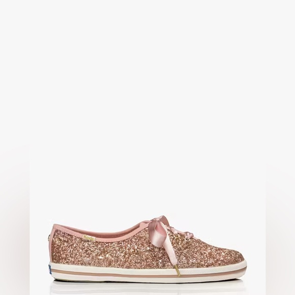 Keds X Kate Spade New York Champion Glitter Sneakers Size 8.5 NWOB - Picture 1 of 8
